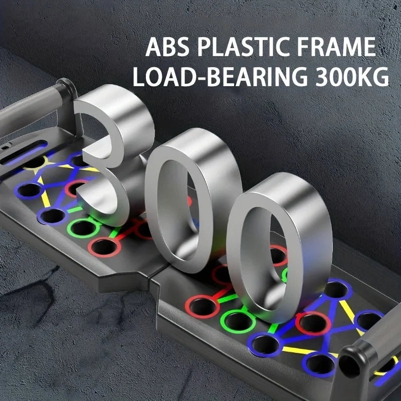 Transform Your Workout with the Portable Multifunctional Push-Up Board Set - Ideal for Strength Training and Body Sculpting